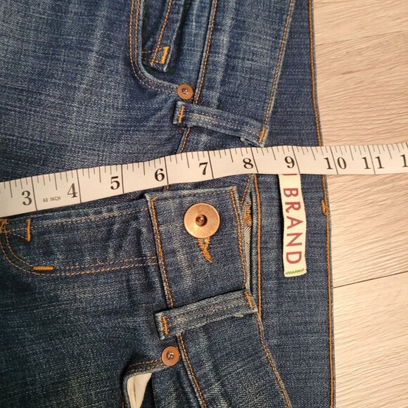 J BRAND Jeans Size 25 T Love Story Flare Low Rise Celebrity Favorite Denim - Picture 8 of 11